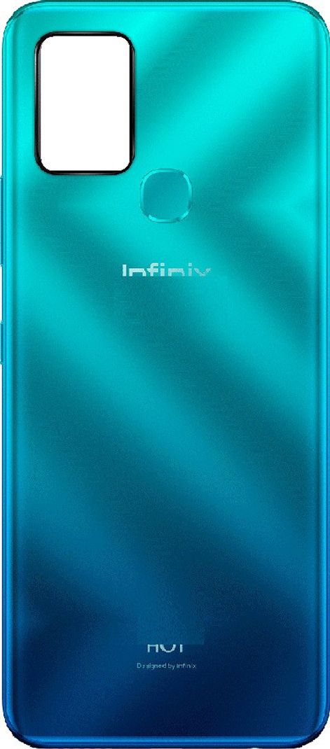 Purplesavvy Infinix Hot 10 Back Panel Blue - Image 2