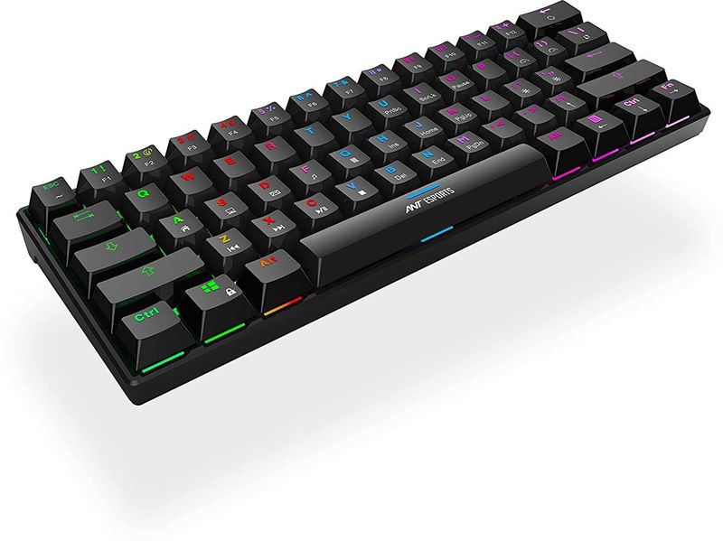 Ant Esports MK1300 Mini Blue Switch Wired USB Tenkeyless Gaming - Image 3