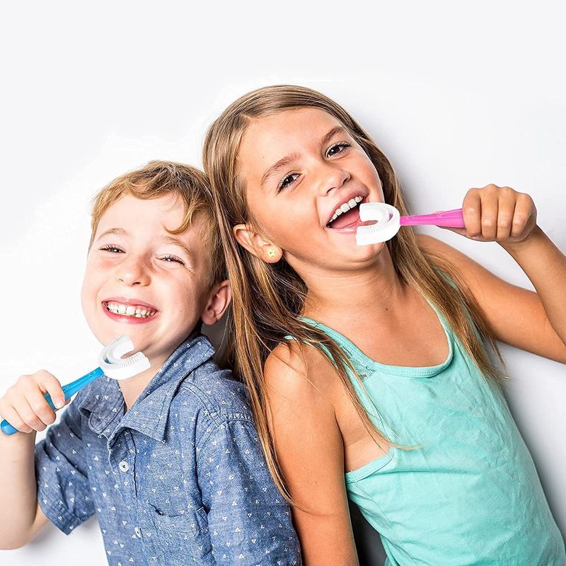 AHG TRADER Kids U-Shaped Toothbrush 2-6 Years - Image 4