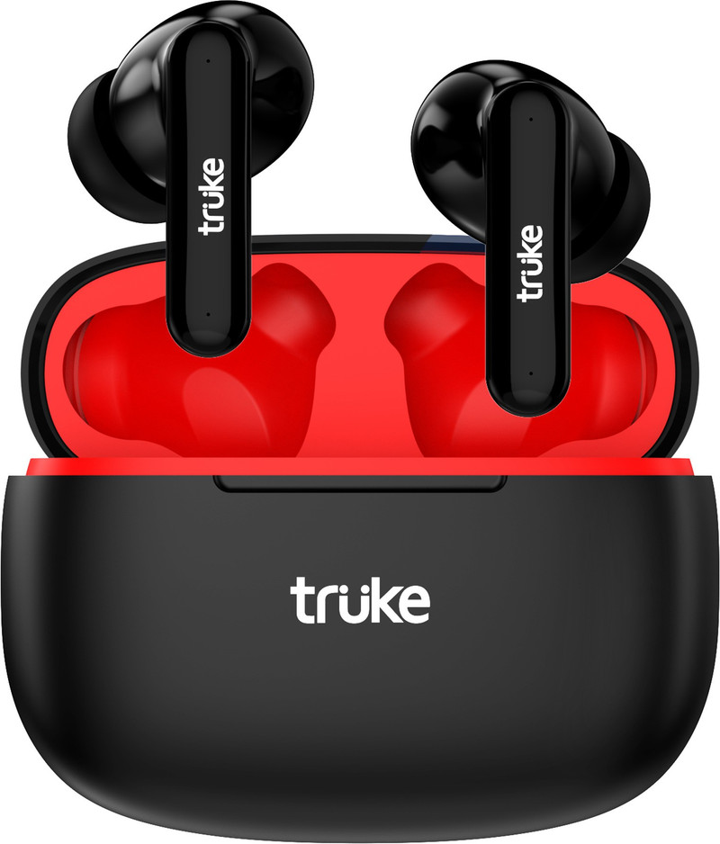 Truke Air Buds With Quad Mic Enc & 20 Eq Modes, 10mm Drivers, 48 Hours Playtime Bluetooth