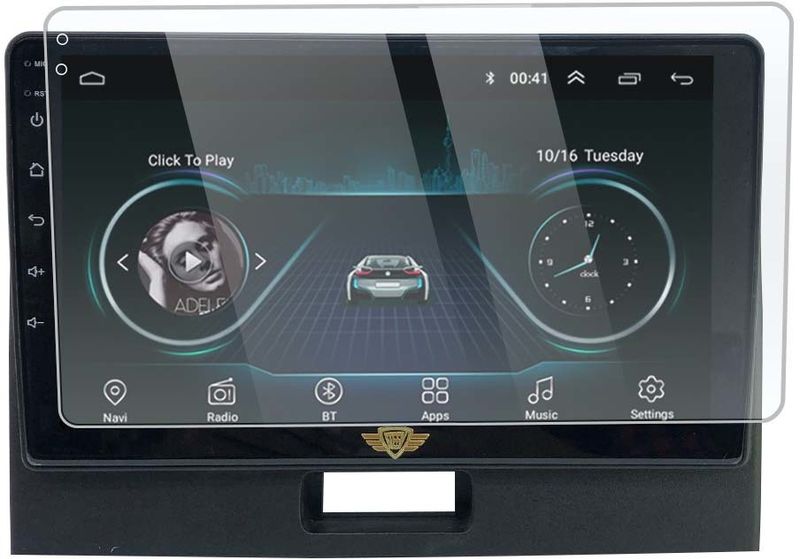 ICAR Screen Guard for 9 inch Screen Guard/Touch Screen Guard/Screen Protector Display Monitor Glass for Suzuki Old Wagon-R Double DIN Car Android Music System[for After Market Car Stereo (Pack of 1)