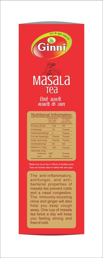 GINNI Masala Tea Box 500g - Image 6