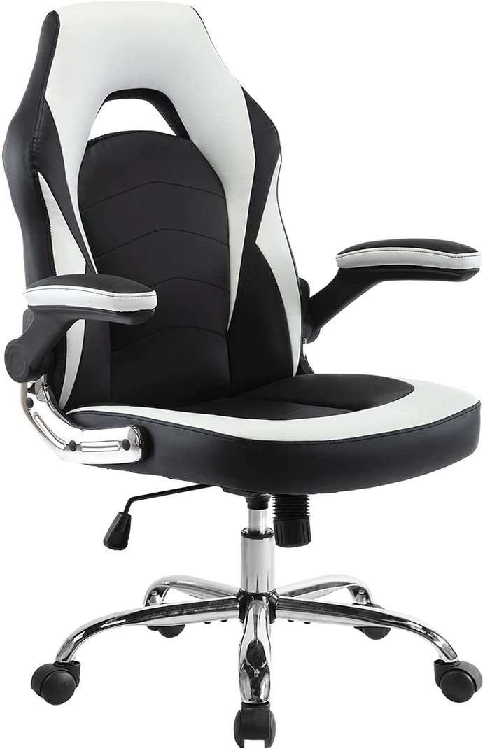 Oakcraft OC-22-WHITE Gaming Chair White, Black