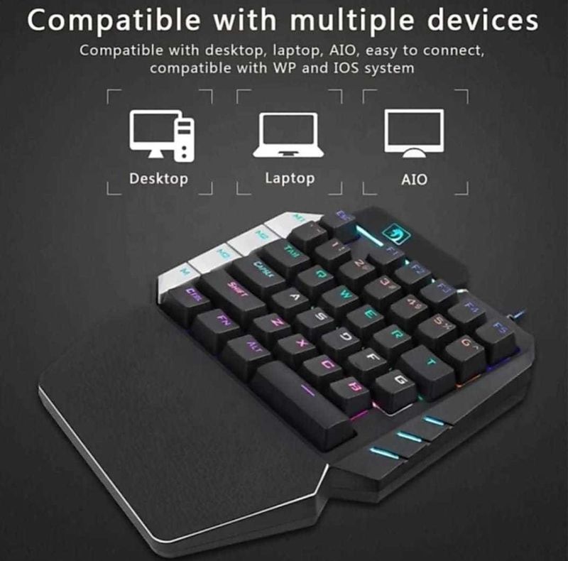BUYMORE 4 in 1 Bluetooth Gaming Keyboard Mouse Converter - Image 3