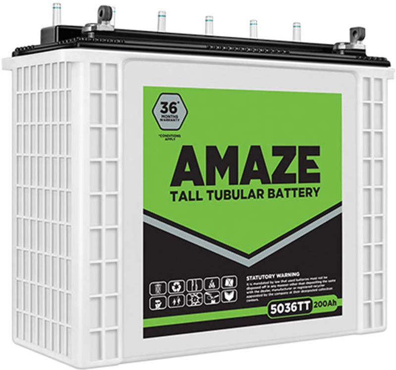 AMAZE 200 Ah Tubular Inverter Battery - Image 3