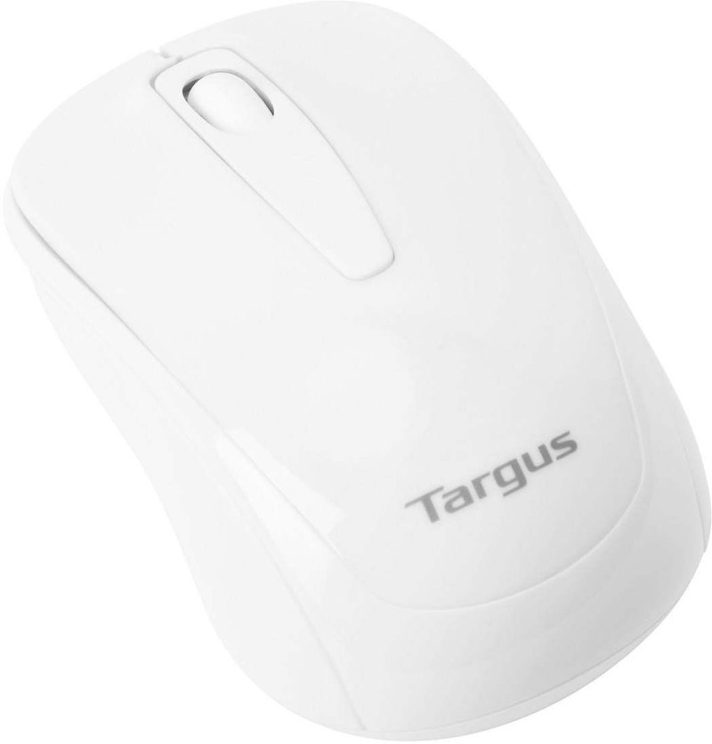 Targus AMW60001AP Ambidextrous Optical Mouse (2.4GHz Wireless, White)