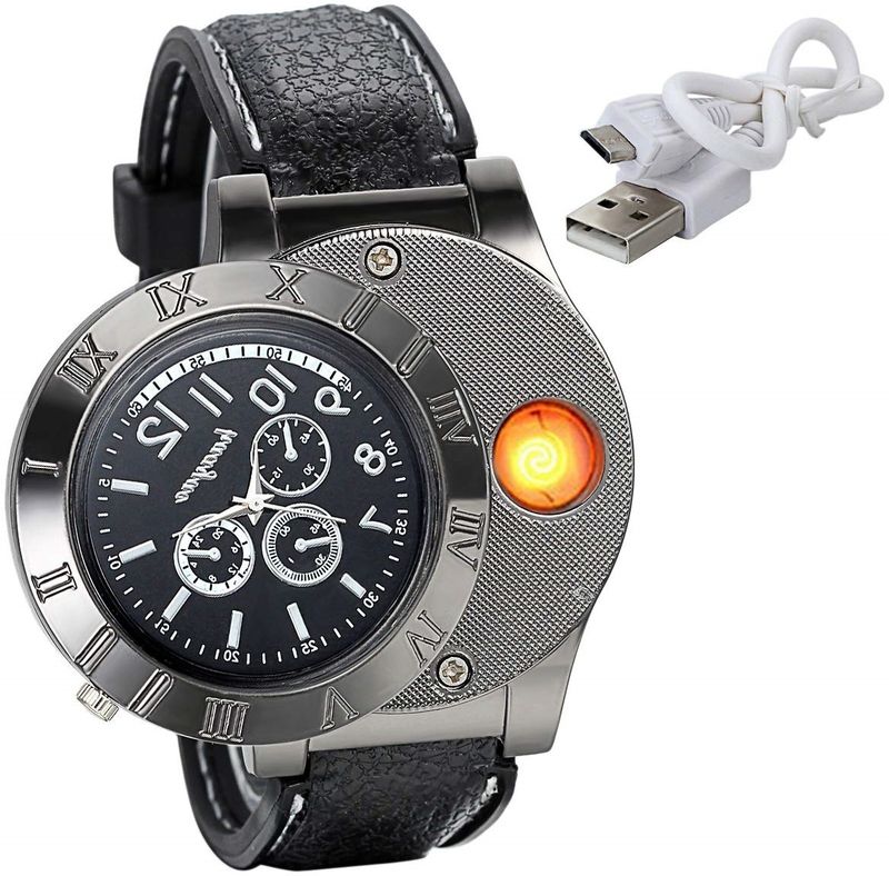 CHG METAL Premium Flameless Watch Lighter (Black) - Image 5