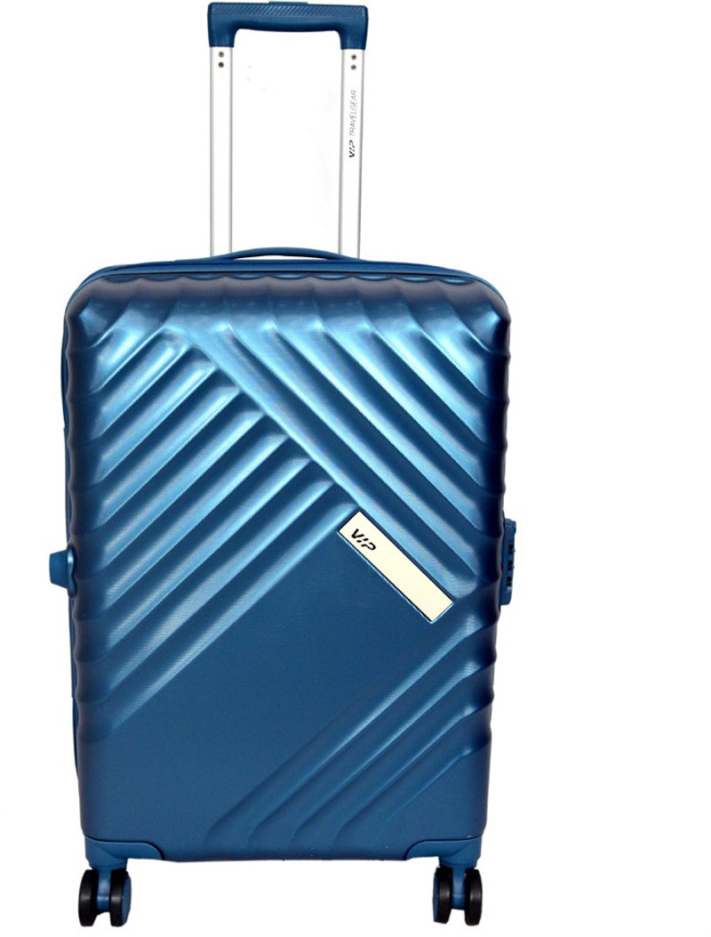 VIP VIP Small Cabin Suitcase (55 cm) 4 Wheels - SMALL CABIN SIZE 8 WHEELS STROLLY 56 CM WITH ANTI THEFT ZIPPER AND TSA LOCK - Teal