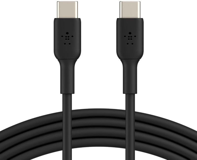 Belkin USB C to USB-C Fast Charging Type C Cable, 60W PD, 3.3 feet (1 meter) - Black, USB-IF Certified Compatible with Google Pixel, iPad, Samsung Gal