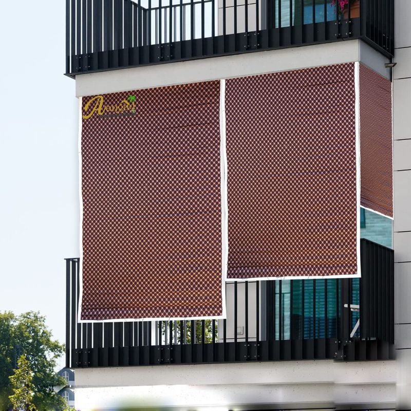 Aangad Bamboo Roller Blind 244x121cm - Image 3