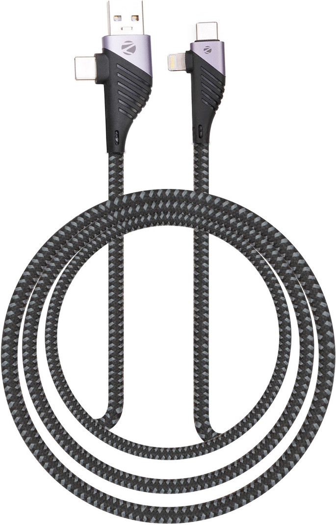 ZEBRONICS USB Type C Cable 2 A 1 m ZEB-UCLC65B