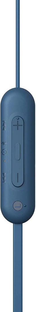 Sony WI-C100 25-Hour Battery Bluetooth Headset Blue - Image 4