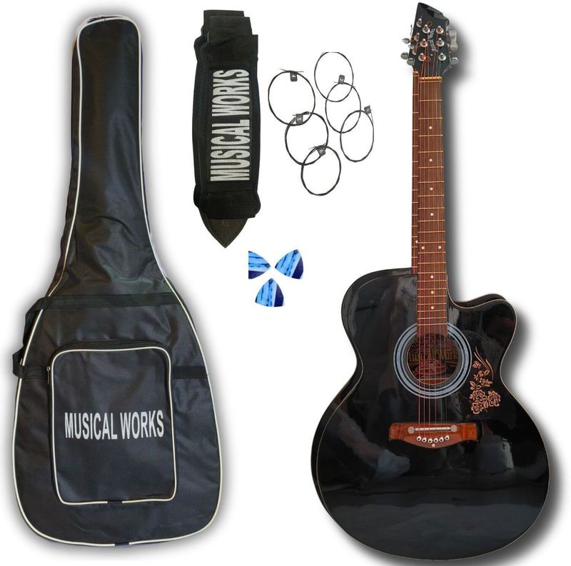 Mussical Work FK-010 Acoustic Guitar - Image 5
