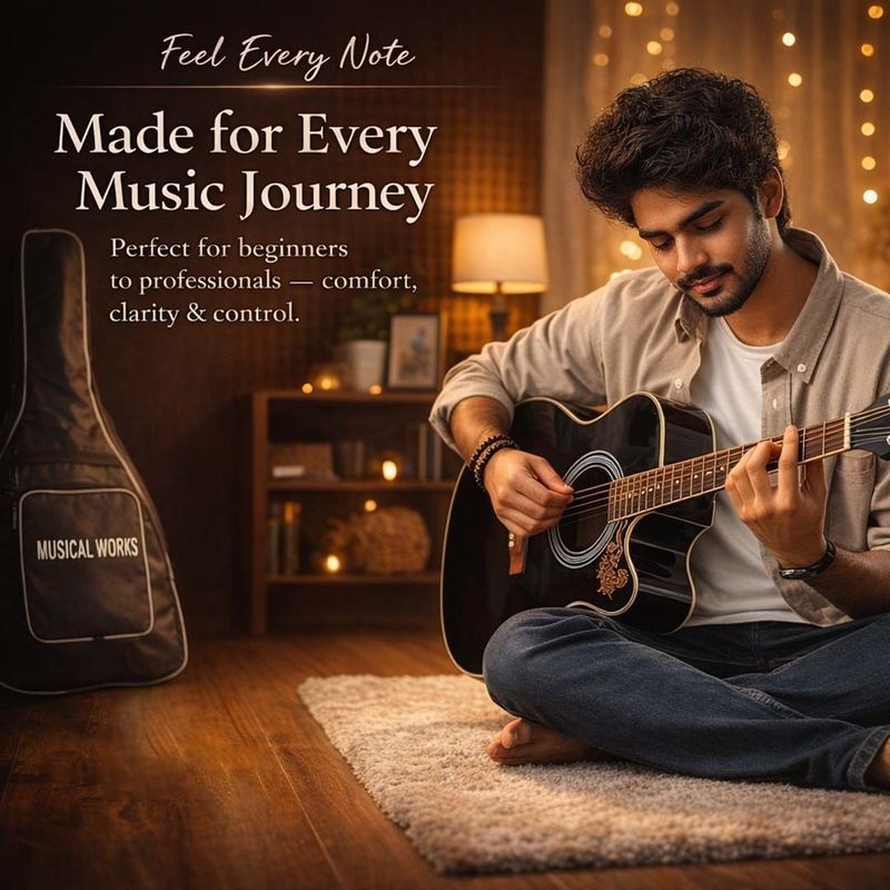 Mussical Work FK-010 Acoustic Guitar - Image 3