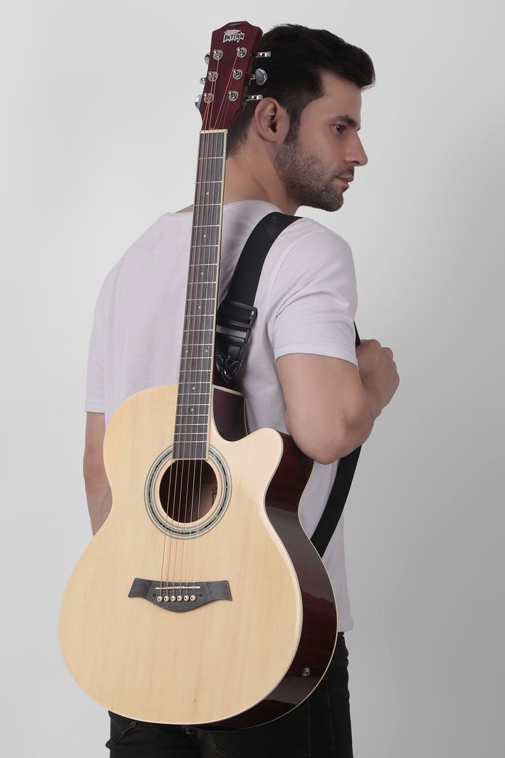 intern 38C-NT Acoustic Guitar Linden Wood - Image 3