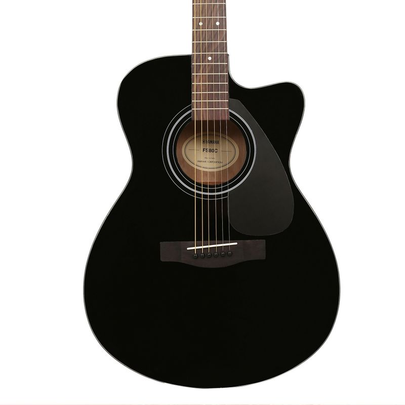 YAMAHA FS80CBL Acoustic Guitar, Rosewood Tonewood, Right Hand - Image 4