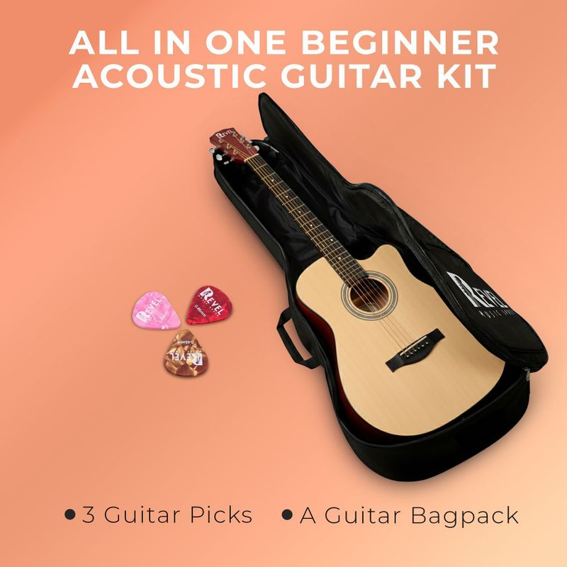 REVEL RVL-38C-LGP-NT Acoustic Guitar - Image 6
