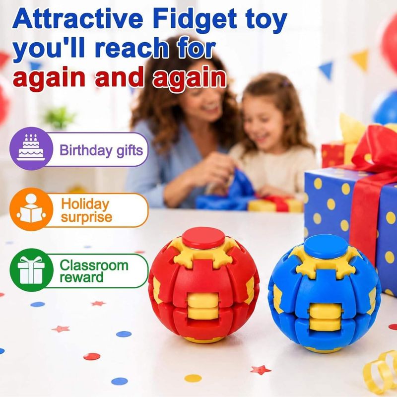 HeyKids 360 Degree Rotating Fidget Ball Spinner - Image 5