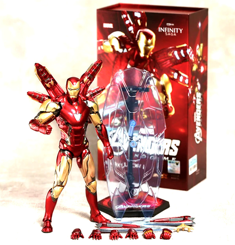Delite Legendary IRON MAN with Accessories ZD TOYS Avengers Action Figure Non LED Model Multicolor