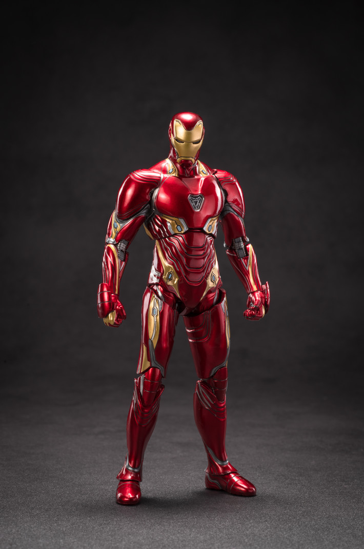 MARVEL Iron Man Mark 50 Action Figure, Interchangeable Accessories, Collectibles (Multicolor)