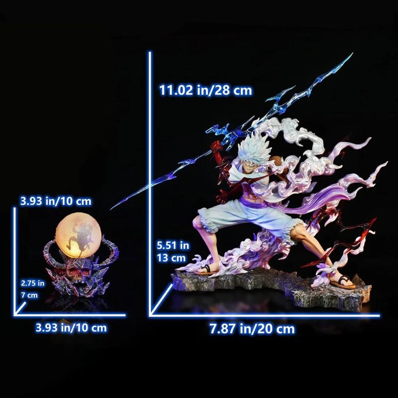 ToonyVerse Anime Luffy Gear 5 Figure - Image 5