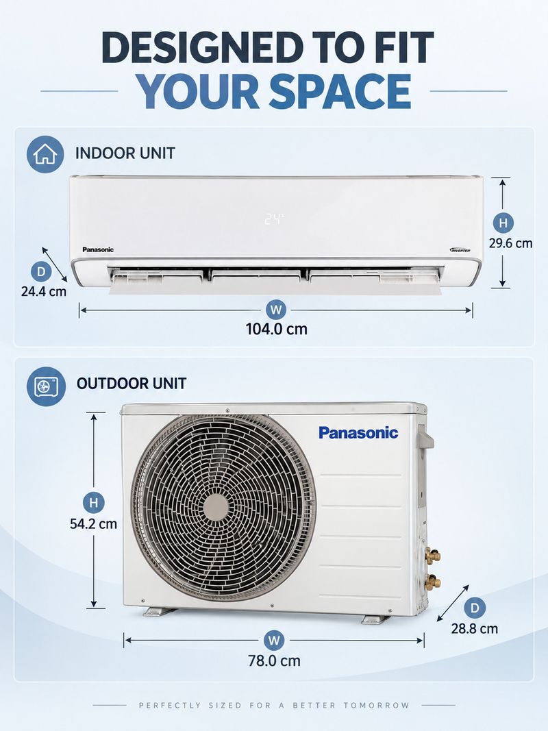 Panasonic 2026 1.5 Ton 5 Star Split Inverter AC - Image 4