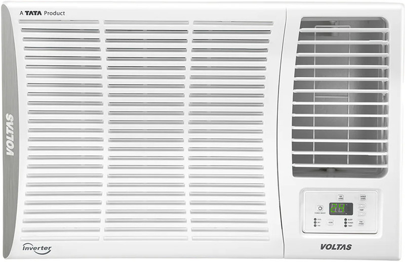 Voltas 2026 Model 1.5 Ton 5 Star Window Inverter AC 185INV ELITE, White