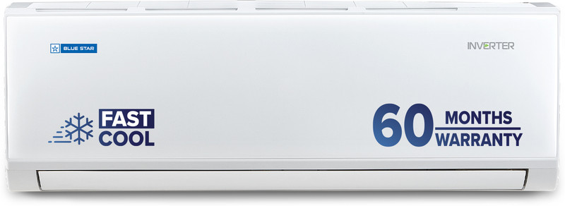 Blue Star 2025 Model 1 Ton 3 Star Split Inverter AC IE312PNU, White