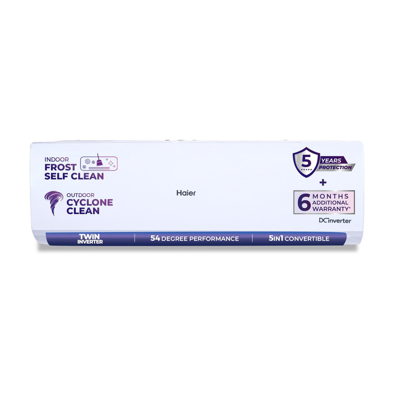 Haier 2026 Model 1.5 Ton 3 Star Split Twin Inverter AC HSI17VP-W3NB-PI,HSO17VP-W3NB-PI, White