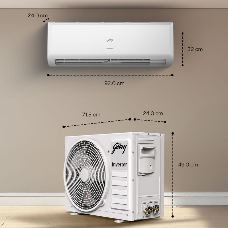 Godrej 2026 1.5 Ton 3 Star Split Inverter AC - Image 4