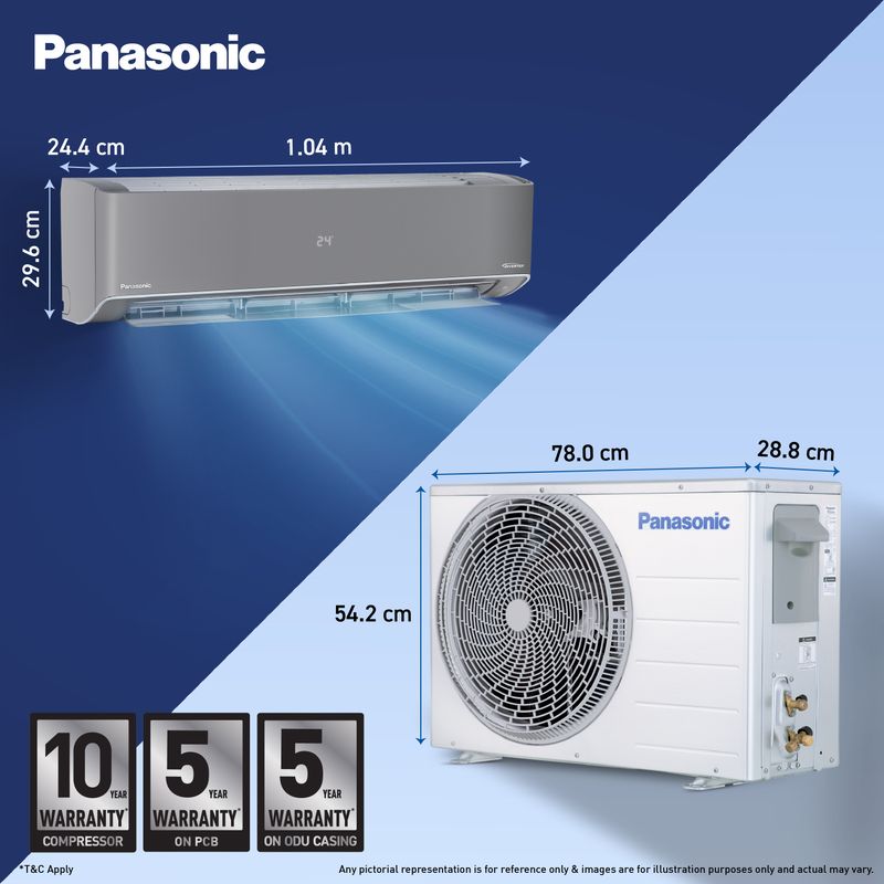 Panasonic 2026 1.5 Ton 5 Star Split Inverter AC with Wi-Fi - Image 5