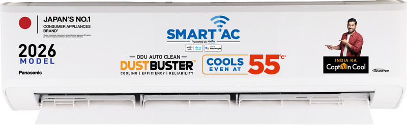 panasonic 2026 model 1 5 ton 5 star split inverter wi fi ac