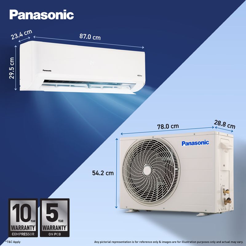 Panasonic 2026 1 Ton 5 Star Split Inverter AC - Image 5
