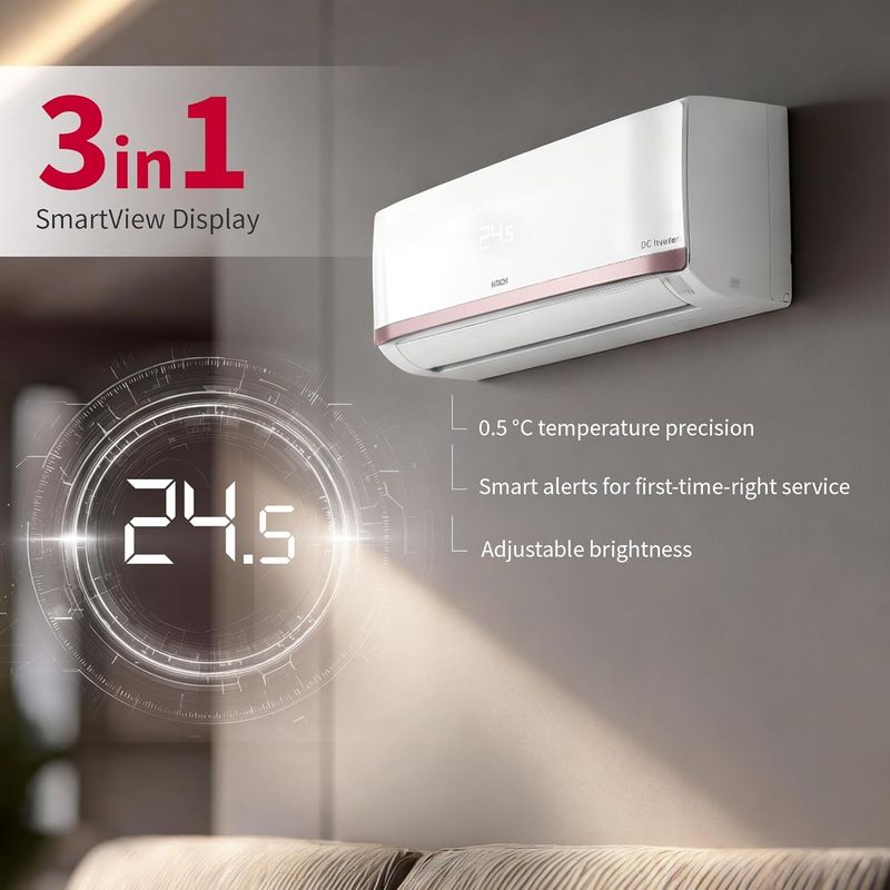Hitachi 2026 2 Ton 3 Star Split Inverter AC with Wi-Fi - Image 6