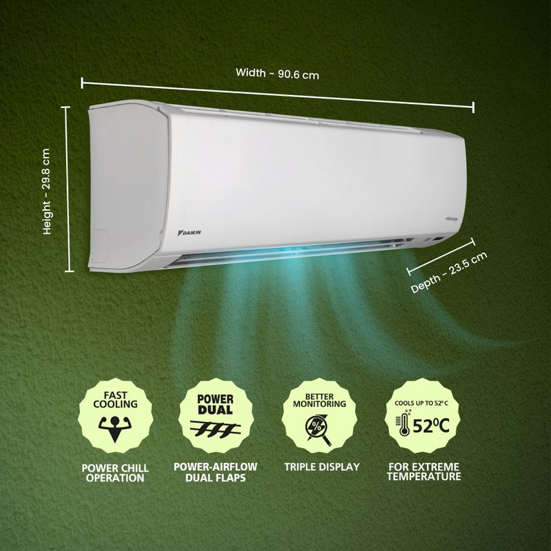 Daikin 2025 1.5 Ton 3 Star Split Inverter AC - Image 3