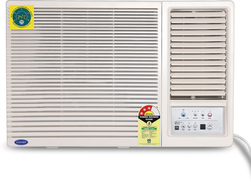 CARRIER 2025 Model 1.5 Ton 3 Star Window Inverter AC (CIW18EC3R35F0, White)
