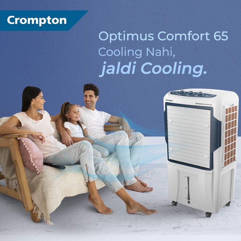 Crompton 65L Desert Air Cooler (Black) - Image 3