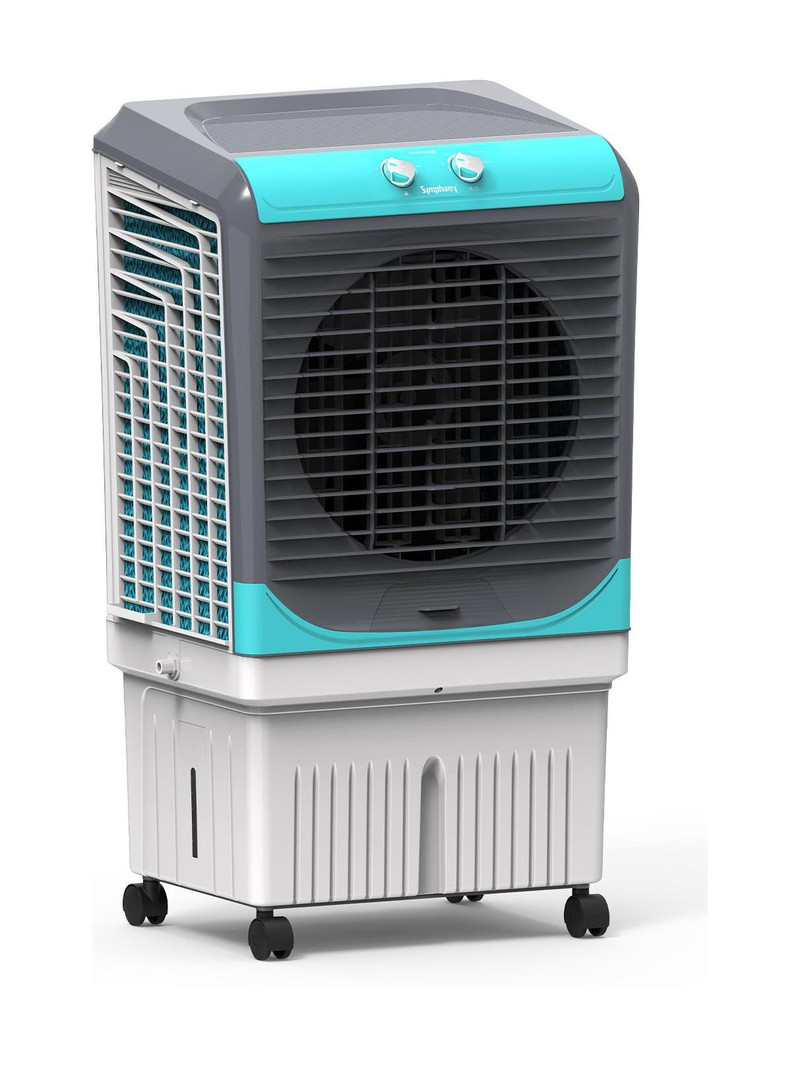 Symphony 80 L Desert Air Cooler Powerful Fan | 5 Star Rated | Easy-Fill Technology | Honeycomb Cooling Pads | CFD Technology for Uniform Cooling | 3-Y