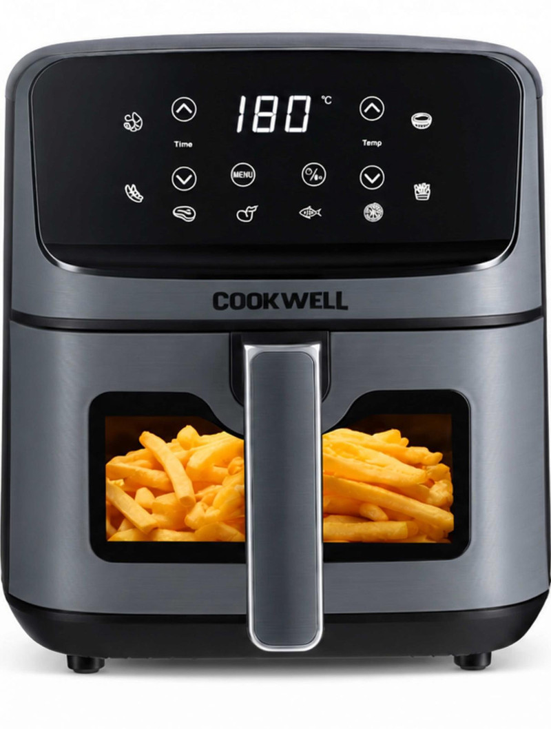 cookwell See-through Window Air Fryer (5 L)