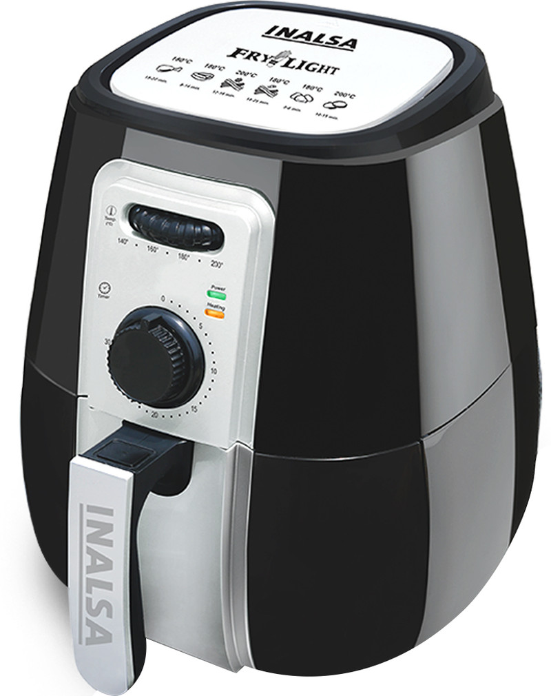 Inalsa Air Fryer-Fry Light with Temperature Control, Timer Selection Air Fryer (4.2 L)