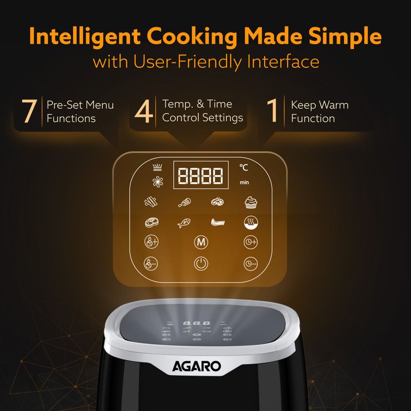AGARO Galaxy Digital Air Fryer - Image 6
