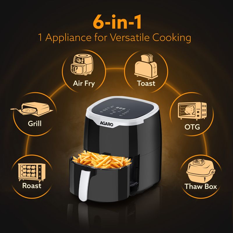 AGARO Galaxy Digital Air Fryer - Image 4
