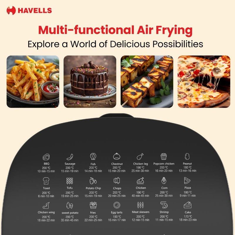 HAVELLS Prolife Stellar Chef Air Fryer - Image 5