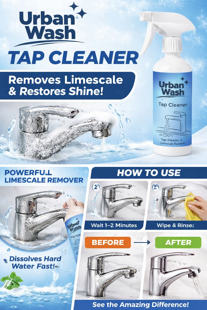 Urban Wash Kitchen Cleaner and Tap Cleaner Combo - Image 3