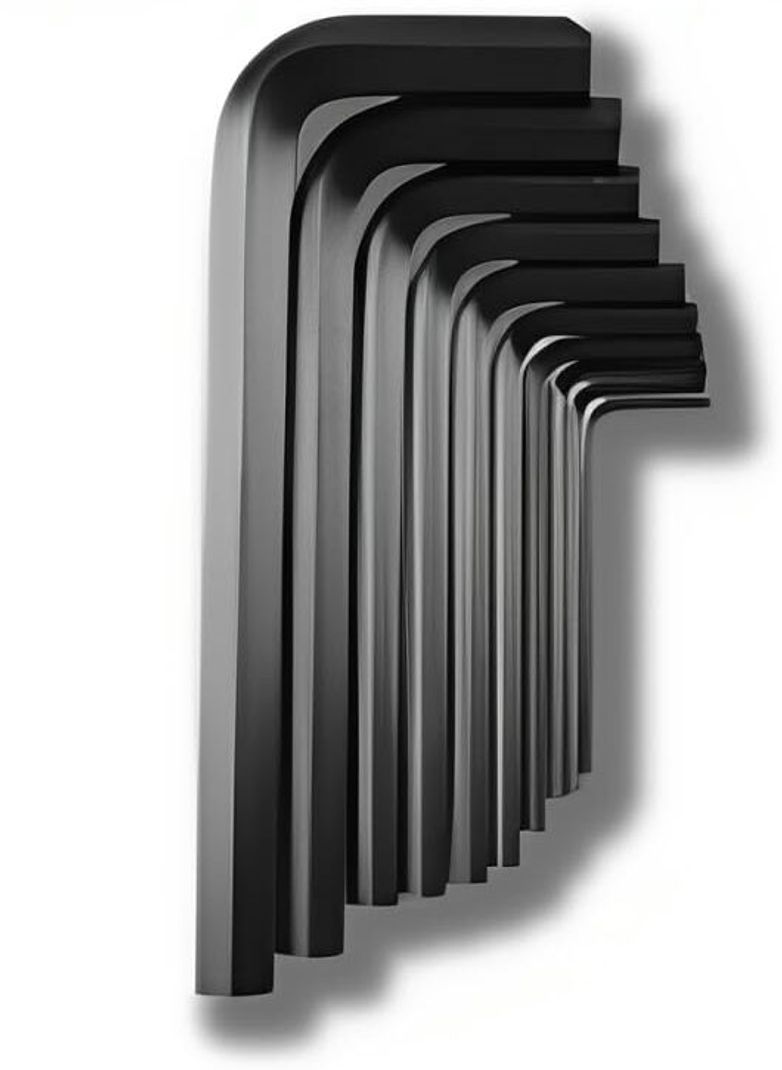 ZIODIC 9-Piece 1/8 inch L-Shape Allen Wrench Set - Image 6