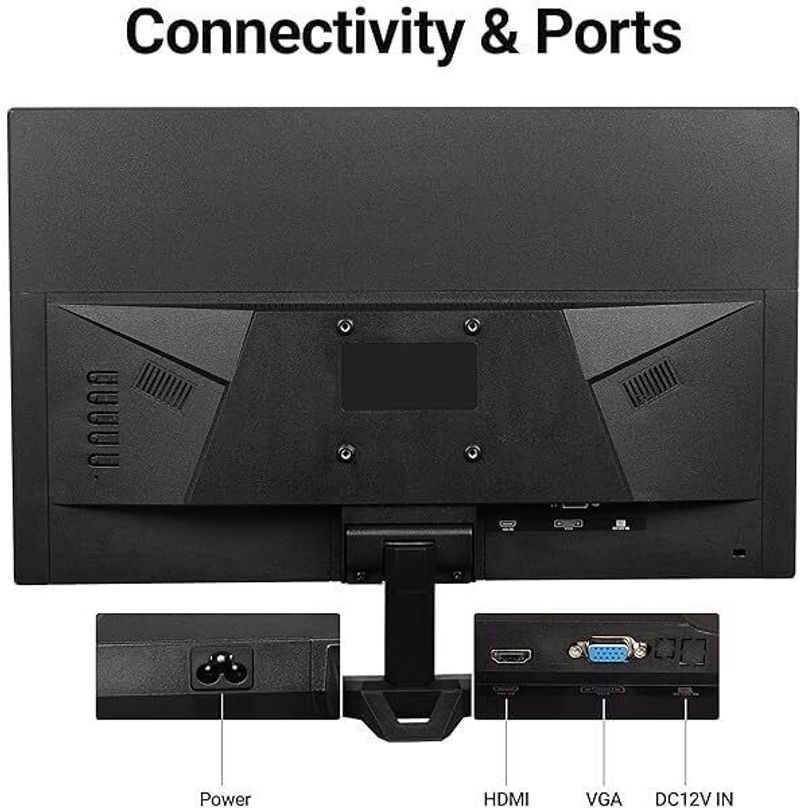 TECNICO Core i5 2400 Core i5 (16 GB DDR4/256 GB SSD/Windows 11 Home/20 Inch Screen/Desktop Computer Set, Core i5 2400, 16GB RAM, 256GB SSD, 20-inch Monitor) (Black, 35.6 cm x 53.5 cm x 35.6 cm, 7.8 kg) - Image 3
