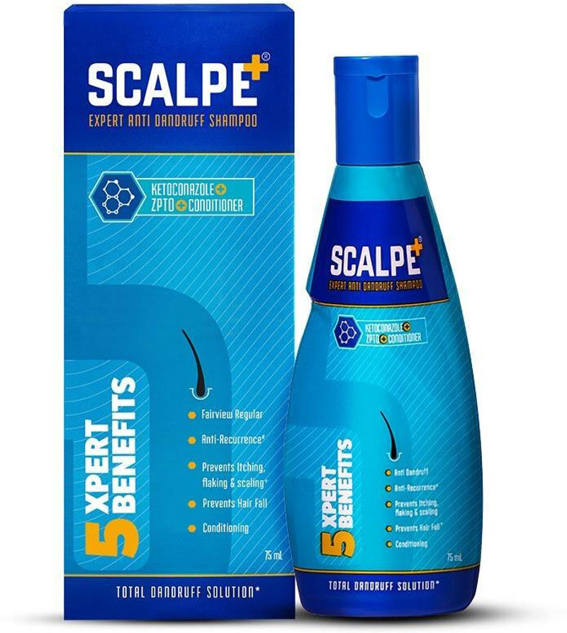 Scalpe Plus Anti Dandruff Shampoo Liquid 75 ml