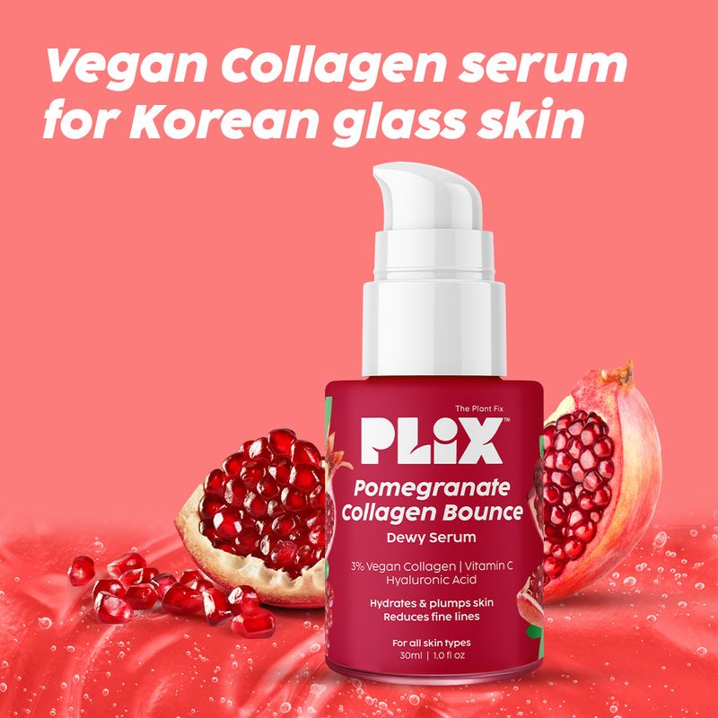 The Plant Fix Plix Pomegranate Collagen Serum 30ml - Image 3