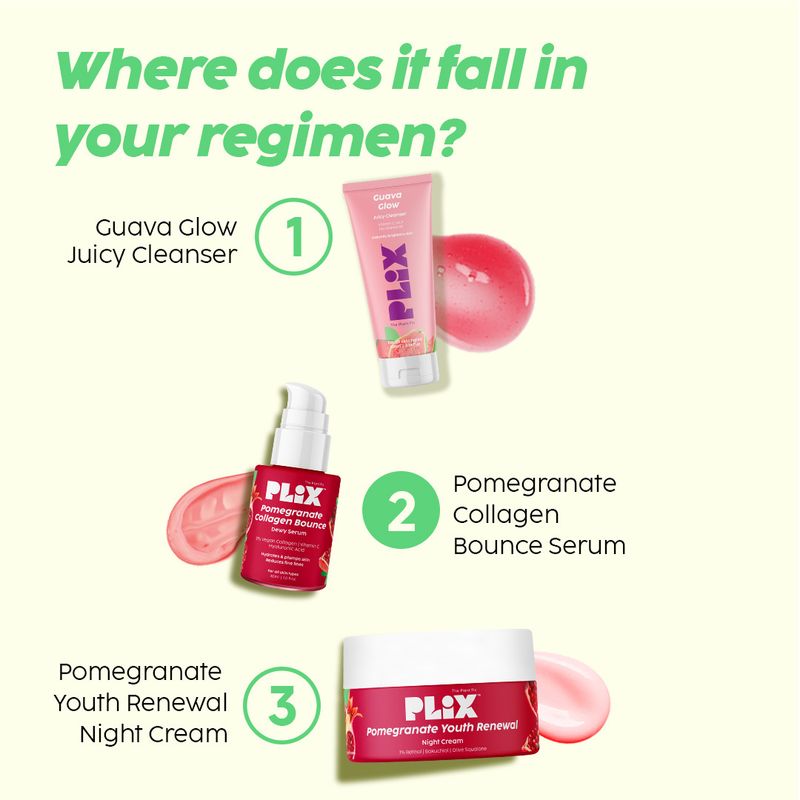 The Plant Fix Plix Pomegranate Collagen Serum 30ml - Image 4