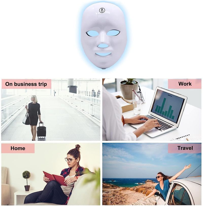 Bella Faccia 7 Color LED Face Mask for Acne - Image 5
